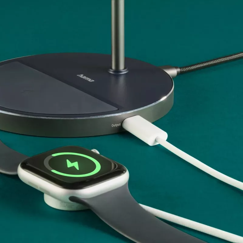 Hama 00201738 ładowarka do urządzeń mobilnych Słuchawki, Smartfon Czarna USB Ładowanie bezprzewodowe Szybkie ładowanie Wewnętrzna