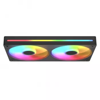 Cougar Unity240-FB Single-Frame 240 ARGB PWM Forward, 120mm, 700–2500 RPM, FDB, 5,4 mmH₂O, czarny