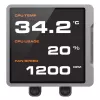 All-in-one chłodzenie cieczą CPU Cougar Poseidon Vistek Pro 360, ARGB, wentylatory 120 mm, czarny, obsługa wielu gniazd