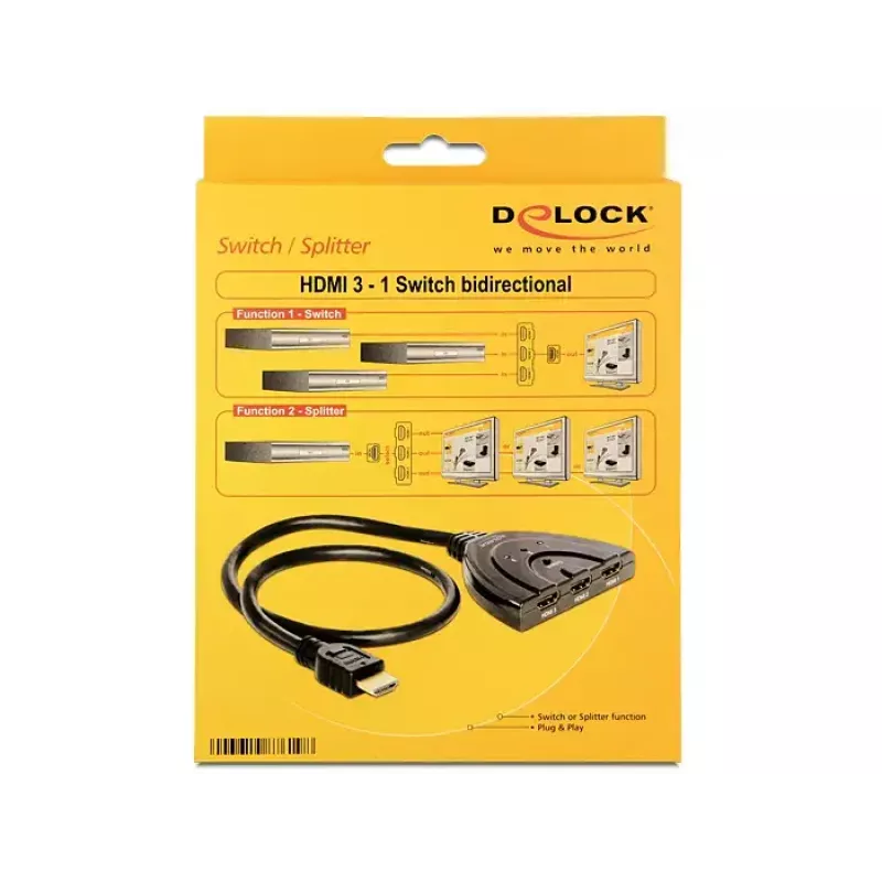 Przełącznik wideo HDMI DeLOCK 87619