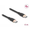Kabel USB DeLOCK USB 2.0 4m USB C Czarny 81240