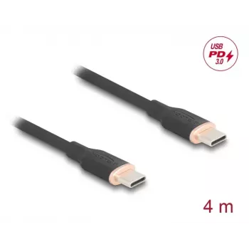Kabel USB DeLOCK USB 2.0 4m USB C Czarny 81240