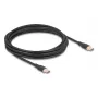 Kabel USB DeLOCK USB 2.0 4m USB C Czarny 81240