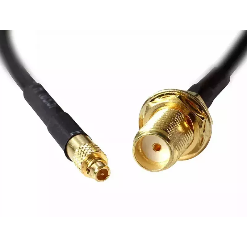 Kabel koncentryczny DeLOCK 88580 0,2 m SMA MMCX Czarny
