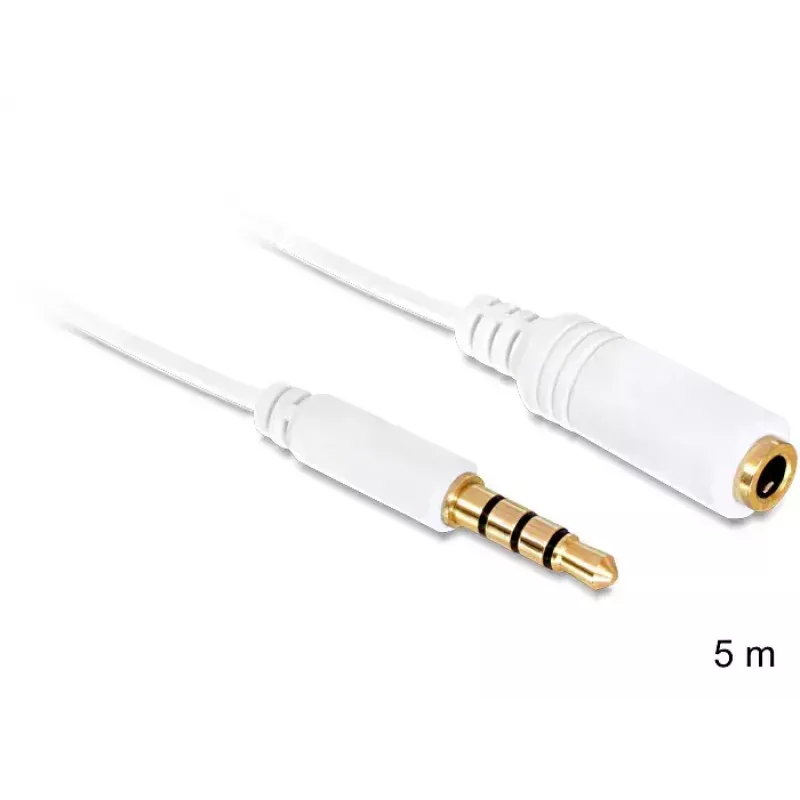 Kabel audio DeLOCK 3.5 mm 5 m biały