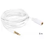 Kabel audio DeLOCK 3.5 mm 5 m biały