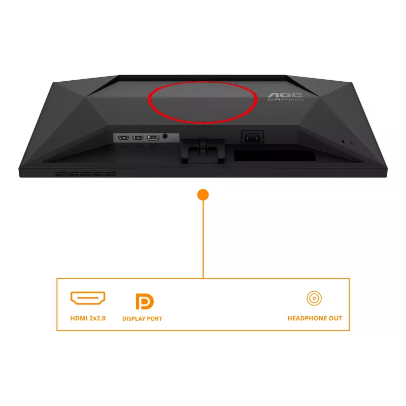 AOC G4 24G4ZRE monitor komputerowy 60,5 cm (23,8 cala) 1920 x 1080 pikseli Full HD LED Czarny, Czerwony