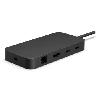 Stacja dokująca Microsoft Surface USB4 Dock przewodowa czarna 100W Power Delivery