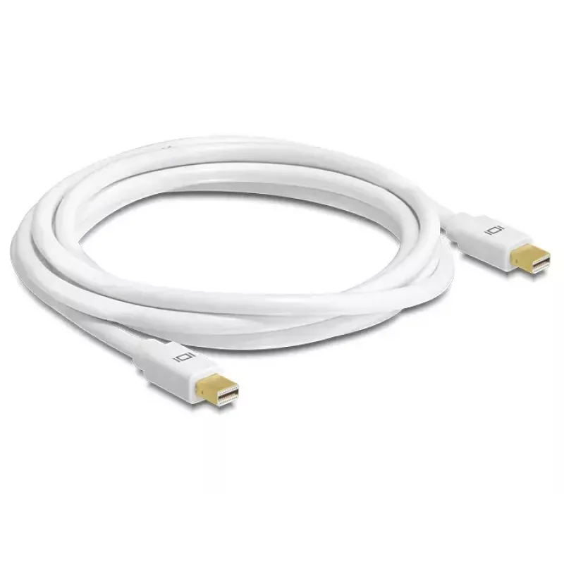 kabel mini DisplayPort - mini DisplayPort DeLOCK 83471 0.5m biały