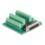 DeLOCK D-Sub HD 44-pin męski na listwę zaciskową na szynę DIN 84x86x30mm