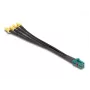 Kabel koncentryczny DeLOCK 90127 0,2 m Mini FAKRA Z SMA Czarny