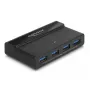 DeLOCK Przełącznik USB 4 urządzenia 2 hosty 5 Gb/s Czarny