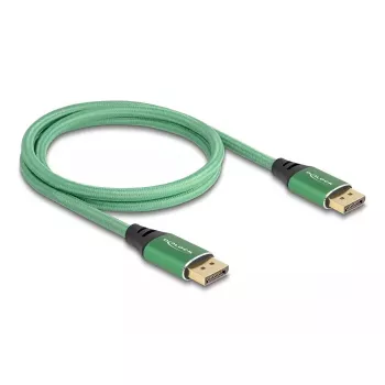DeLOCK DisplayPort kabel 16K 60 Hz 1 m zielony metal