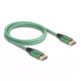 DeLOCK DisplayPort kabel 16K 60 Hz 1 m zielony metal
