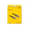 Kabel DisplayPort DeLOCK 8K 60 Hz 3 m liliowy metal