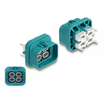 DeLOCK HDMTD quad plug for PCB Protection class IP67 IP69K
