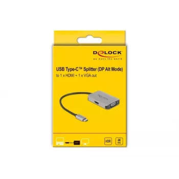 Rozdzielacz wideo DeLOCK 87776 1x HDMI 1x VGA