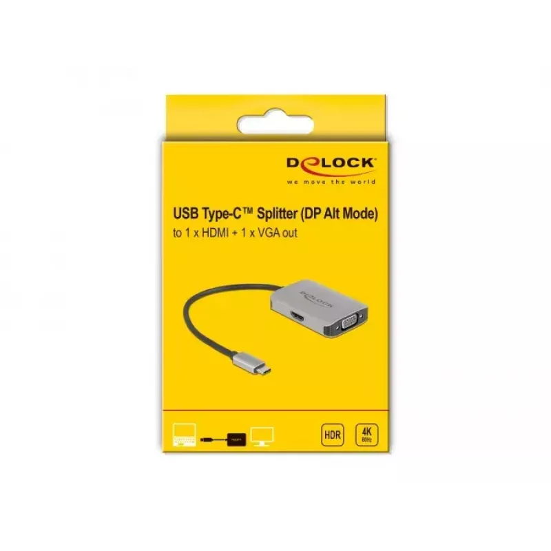 Rozdzielacz wideo DeLOCK 87776 1x HDMI 1x VGA
