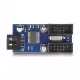 DeLOCK USB 2.0 pin header męski Hub 2 Porty Czarny Niebieski