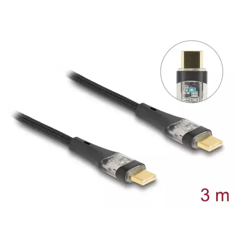 Kabel DeLOCK USB 2.0 do transmisji danych i szybkiego ładowania 3 m 100 W