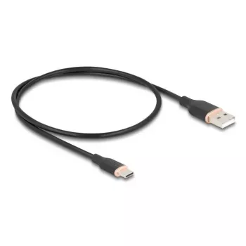 Kabel USB DeLOCK 81225 0.5m USB A USB C czarny