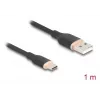 Kabel USB DeLOCK USB 2.0 1 m USB A USB C Czarny