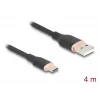 Kabel USB DeLOCK USB 2.0 4m USB A USB C czarny 81228