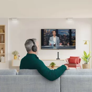 Hama 00221848 słuchawki/zestaw słuchawkowy Przewodowe i bezprzewodowe Nagłowny TV Bluetooth Czarny