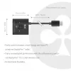 DisplayPort 2-w-1 Dwukierunkowy przełącznik CLUB3D CSV-1009 — 2x wyjścia DisplayPort, 8K@60Hz, czarny