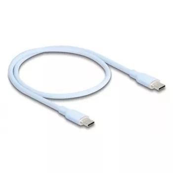 Kabel USB DeLOCK 81233 USB 2.0 0.5m USB C niebieski