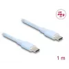 Kabel USB DeLOCK 81234 USB 2.0 1 m USB-C niebieski