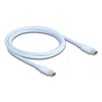 Kabel USB DeLOCK 81234 USB 2.0 1 m USB-C niebieski