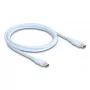 Kabel USB DeLOCK 81234 USB 2.0 1 m USB-C niebieski