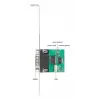 DELOCK 90582 Konwerter/repeater/izolator szeregowy USB 2.0 na RS-232, FTDI FT231XS, zielona stal nierdzewna