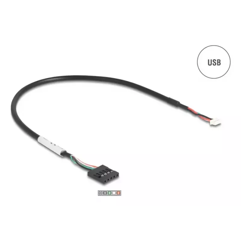 DELOCK 90582 Konwerter/repeater/izolator szeregowy USB 2.0 na RS-232, FTDI FT231XS, zielona stal nierdzewna