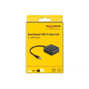 DeLOCK USB 3.2 Gen 2 USB Type-C Hub 4 x USB Type-A 10 Gbps