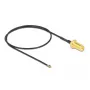 Kabel koncentryczny DeLOCK 12658 0.35 m RP-SMA MHF 4L LK Czarny