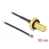 Kabel koncentryczny DeLOCK 12667 0,5 m SMA MHF 4L LK Czarny
