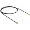 Kabel koncentryczny DeLOCK 89611 0.5 m MHF (I-PEX) Czarny Złoty