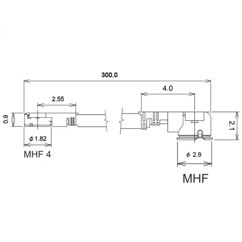 Kabel koncentryczny DeLOCK 89649 0,3 m MHF I-PEX MHF IV HSC MXHP32