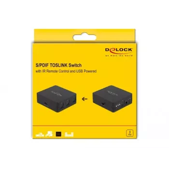 Przełącznik S/PDIF TOSLINK DeLOCK 63395