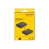 DeLOCK HDMI przełącznik 2 - 1 dwukierunkowy 8K 60 Hz metalowy czarny