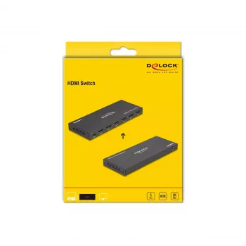 DeLOCK Przełącznik HDMI 4 x HDMI wejście na 1 x HDMI wyjście 8K 60 Hz