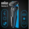 Braun Series 5 51-B1820s Golarka foliowa Czarny, Niebieski