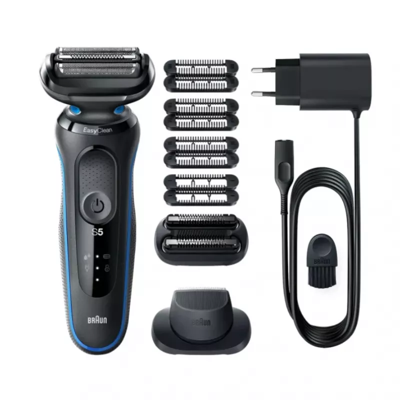 Braun Series 5 51-B1820s Golarka foliowa Czarny, Niebieski
