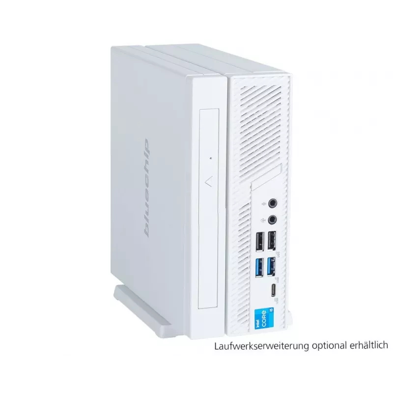 bluechip BUSINESSline S3137 *biały* Intel® Core™ i3 14100 / do 4.70 GHz, Windows 11 Pro, Intel® B760, 8 GB DDR5, 500 GB NVMe SSD, Intel® Wi-Fi 6E AX211, Bluetooth 5.3, Gigabit Ethernet, Intel® UHD Grafik