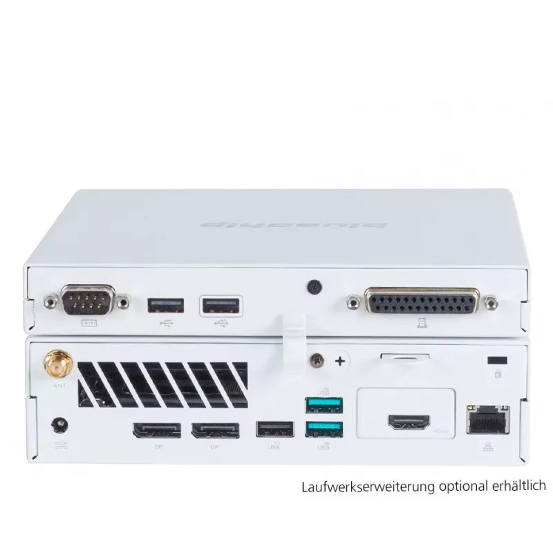 bluechip BUSINESSline S3137 *biały* Intel® Core™ i3 14100 / do 4.70 GHz, Windows 11 Pro, Intel® B760, 8 GB DDR5, 500 GB NVMe SSD, Intel® Wi-Fi 6E AX211, Bluetooth 5.3, Gigabit Ethernet, Intel® UHD Grafik
