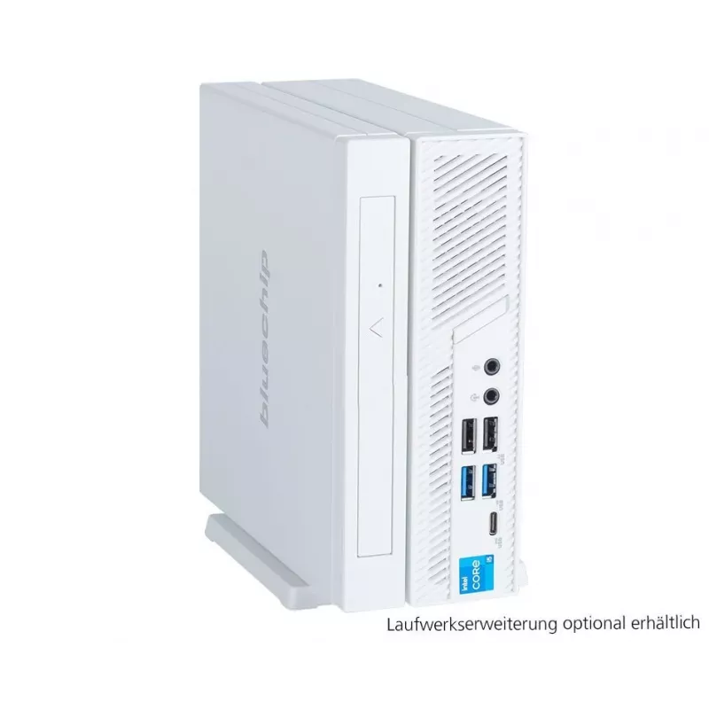 bluechip BUSINESSline S3159 *biały* Intel® Core™ i5 Procesor 14400 / do 4.70 GHz, Windows 11 Pro, Intel® B760, 8 GB DDR5, 500 GB NVMe SSD, Intel® Wi-Fi 6E AX211, Bluetooth 5.3, Gigabit Ethernet, Intel® UHD Grafika