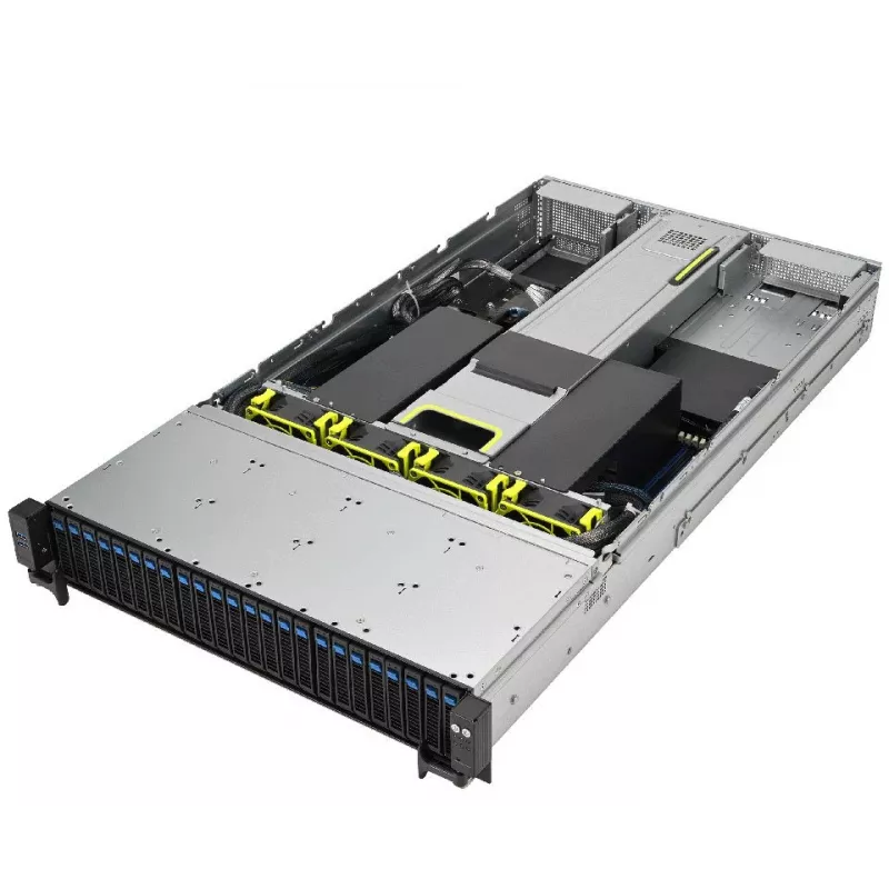 bluechip SERVERline R52212a 2HE Rack, 2 x Intel® Xeon® srebrny 4410Y Procesor / do 3,90 GHz, 64 GB DDR5, 2 x 960 GB SSD, Avago 9560-8i, 2 x 10 Gigabit Ethernet