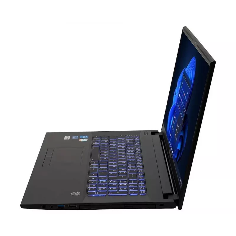 bluechip TRAVELline B17W27 Intel® Core™ i5-1335U Prozessor / do 4,60 GHz, Windows 11 Pro, 17,3-calowy matowy panel IPS, 1920 x 1080, 16 GB DDR4, 500 GB NVMe SSD, WLAN 802.11 ax, Bluetooth 5.3, Gigabit Ethernet, karta graficzna Intel® Iris® Xe, DVD±RW, norma wojskowa MIL-STD 810G